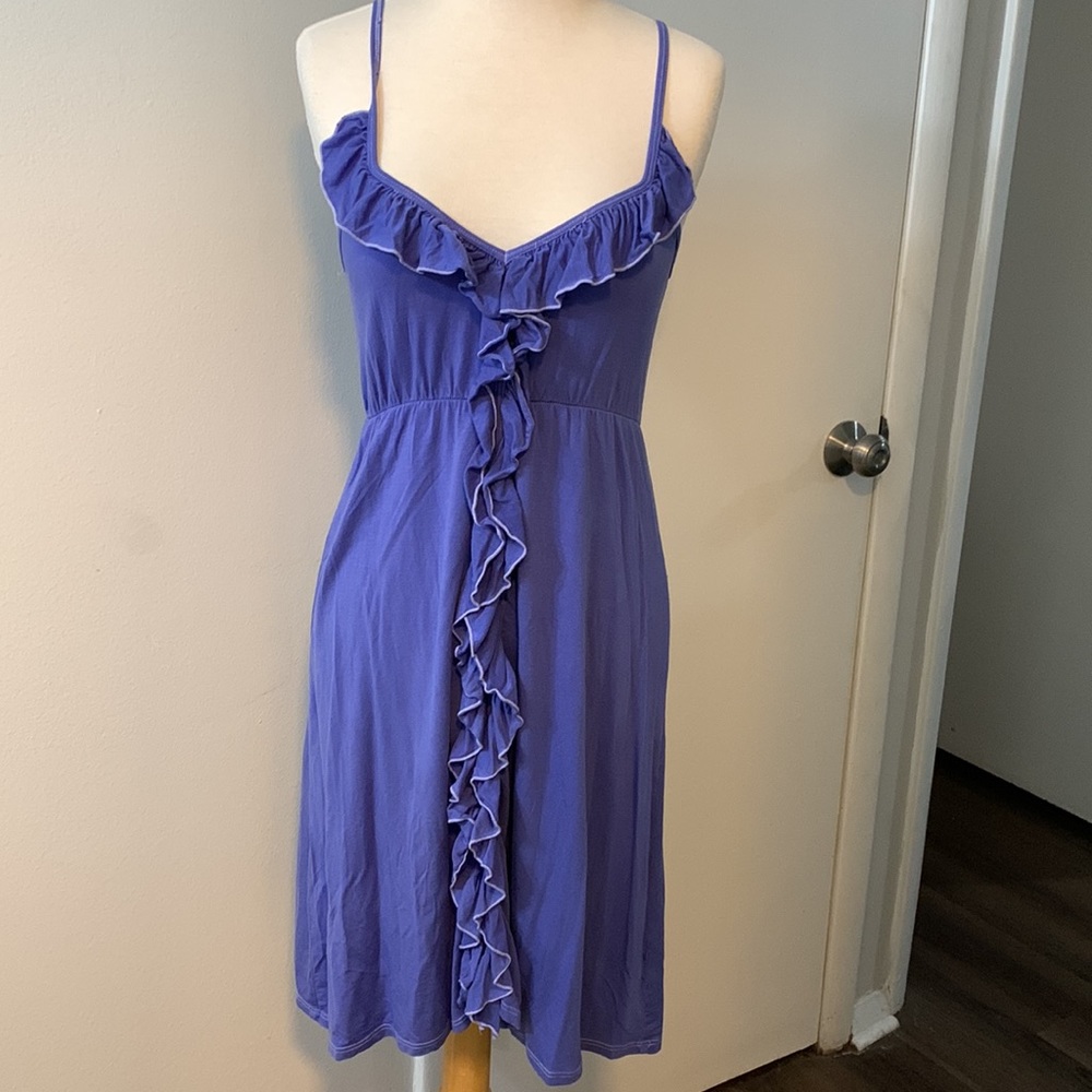 LA MADE DARK PERIWINKLE SUNDRESS